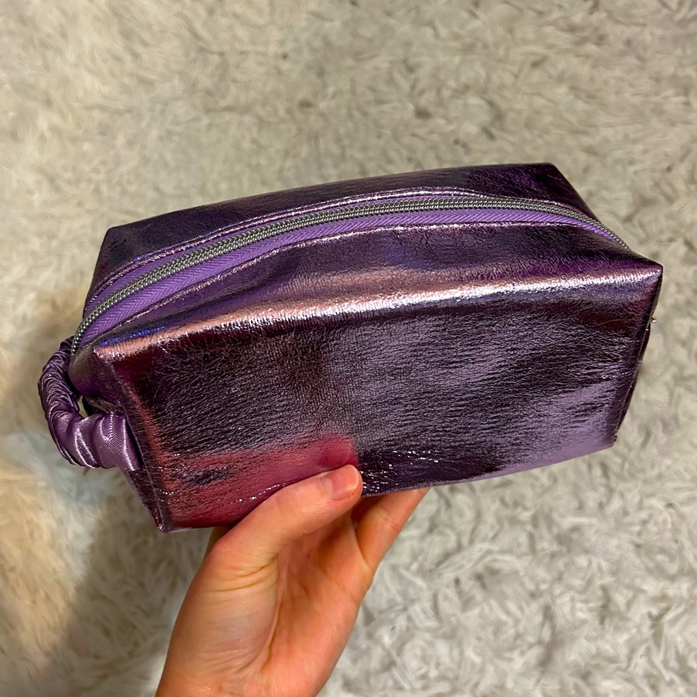 NWT Ulta purple makeup bag
